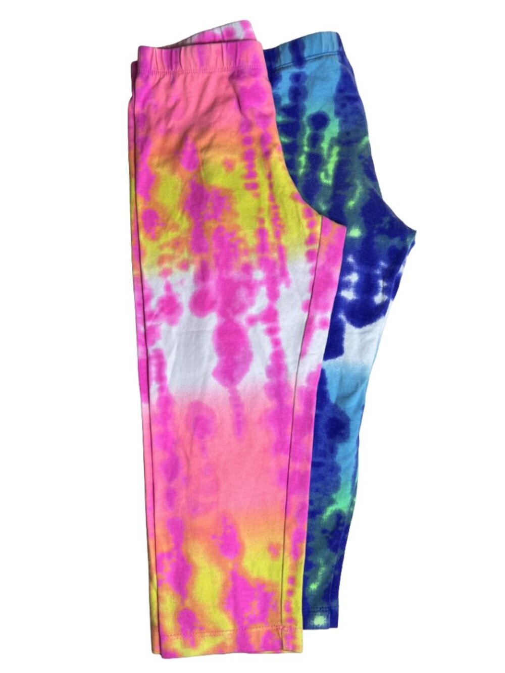 SO Tie Dye Leggings Set Pink Blue Size 7/8